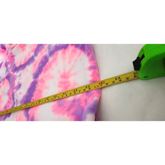 NWOT Children's Place Fleece long sleeve girl size XXL(16) Tie Dye pink Pullover - Picture 7 of 10